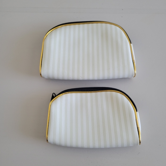 Original Paris Design Vintage 2 Piece Cosmetic Bags 💄 - Picture 2 of 10